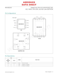 MAX66240ISA+ Datasheet Page 4