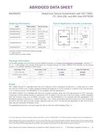 MAX66242ETB+T Datasheet Page 16