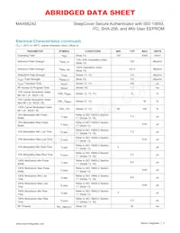 MAX66242ISA-A+T Datasheet Page 3