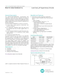 MAX706C/D Datasheet Cover
