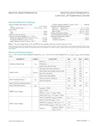 MAX706C/D Datasheet Pagina 2