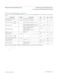 MAX706C/D Datasheet Page 3