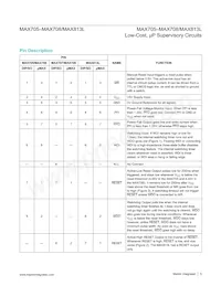 MAX706C/D Datasheet Page 5