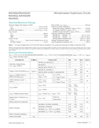 MAX802MEPA+ Datasheet Page 2