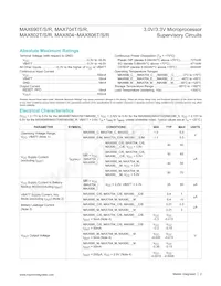 MAX802TESA+ Datasheet Page 2