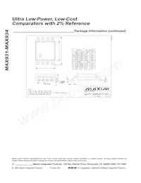 MAX934ESE+TG002 Datasheet Page 16