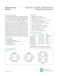 MAX944ESD+TG52 Datasheet Cover