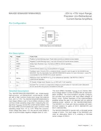 MAX9920ASA/V+ Datasheet Page 14