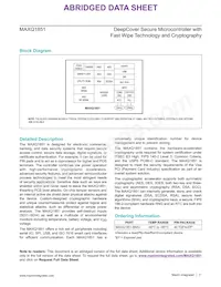 MAXQ1851-BNS+ Datasheet Pagina 2