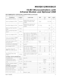 MAXQ612J-UEI+ Datasheet Page 5