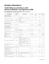 MAXQ612J-UEI+數據表 頁面 6