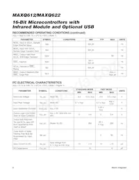 MAXQ612J-UEI+數據表 頁面 8