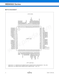 MB90922NCSPMC-GS-274E1 Datasheet Pagina 5