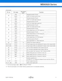 MB90922NCSPMC-GS-274E1 데이터 시트 페이지 12