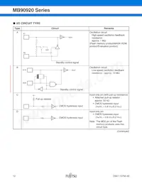 MB90922NCSPMC-GS-274E1 Datenblatt Seite 13