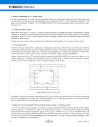 MB90922NCSPMC-GS-274E1 Datasheet Pagina 19