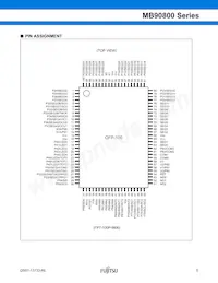 MB90F809SPF-G-JNE1 Datasheet Page 6
