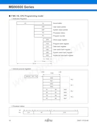 MB90F809SPF-G-JNE1 Datasheet Page 19