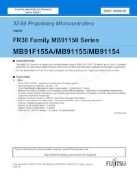 MB91154PFV-G-127K5E1數據表 頁面 2