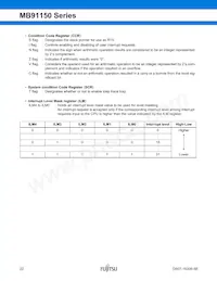 MB91154PFV-G-127K5E1 Datasheet Page 23