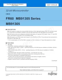 MB91305PMC-G-BNDK5E1 Datasheet Pagina 2