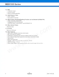 MB91305PMC-G-BNDK5E1 Datasheet Page 5
