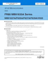 MB91637APMC-G-101K5E1數據表 頁面 2