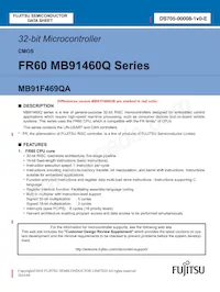 MB91F469QAHPB-GSK6E1 Datasheet Cover