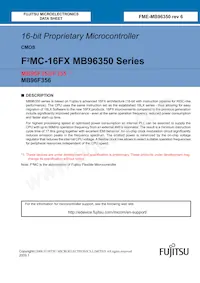MB96F356RWBPMC1-GSE2 Datenblatt Cover