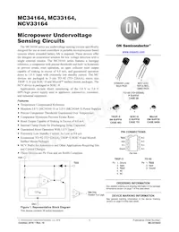 MC34164DM-3R2G Datenblatt Cover