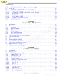 MC68HC11E1VFNE3 Datasheet Pagina 8