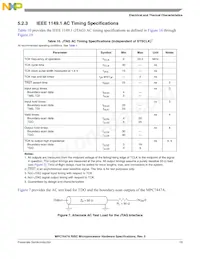 MC7447AVU1333LB Datasheet Page 19