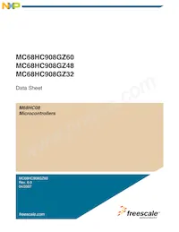 MC908GZ32VFAER Datenblatt Cover