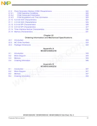 MC908GZ32VFAER Datasheet Page 21