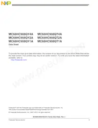 MC908QY4ACDTER Datasheet Page 5