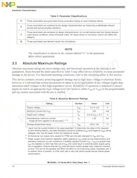 MC9S08LL8CLH Datasheet Page 12