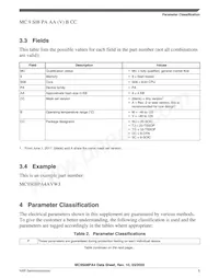 MC9S08PA4VWJR Datasheet Page 5
