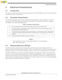MC9S08QE32CFMR Datasheet Page 11