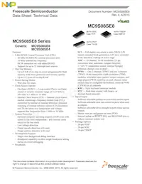 MC9S08SE8VRL Datenblatt Cover
