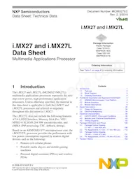MCIMX27VJP4AR2 Datenblatt Cover