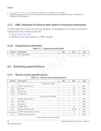 MKL02Z32VFM4R Datasheet Page 16