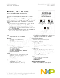MKL03Z32CBF4R Datasheet Cover