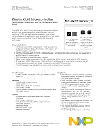MKL82Z128VMC7 Datasheet Cover