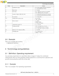 MKM33Z64ACLH5 Datasheet Page 5