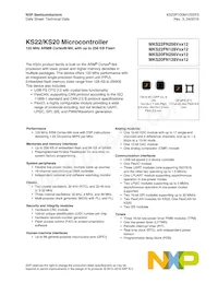 MKS20FN256VLL12 Datasheet Cover