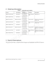 MKW31Z512VHT4R Datasheet Pagina 5