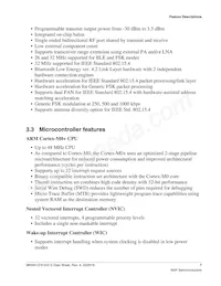 MKW31Z512VHT4R Datasheet Pagina 7