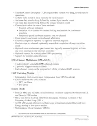 MKW36A512VFP4 Datasheet Page 11