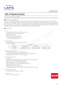 ML630Q466-NNNTBZWAX Datasheet Cover