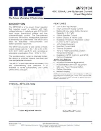 MP2013AGQ-18-P Datasheet Cover